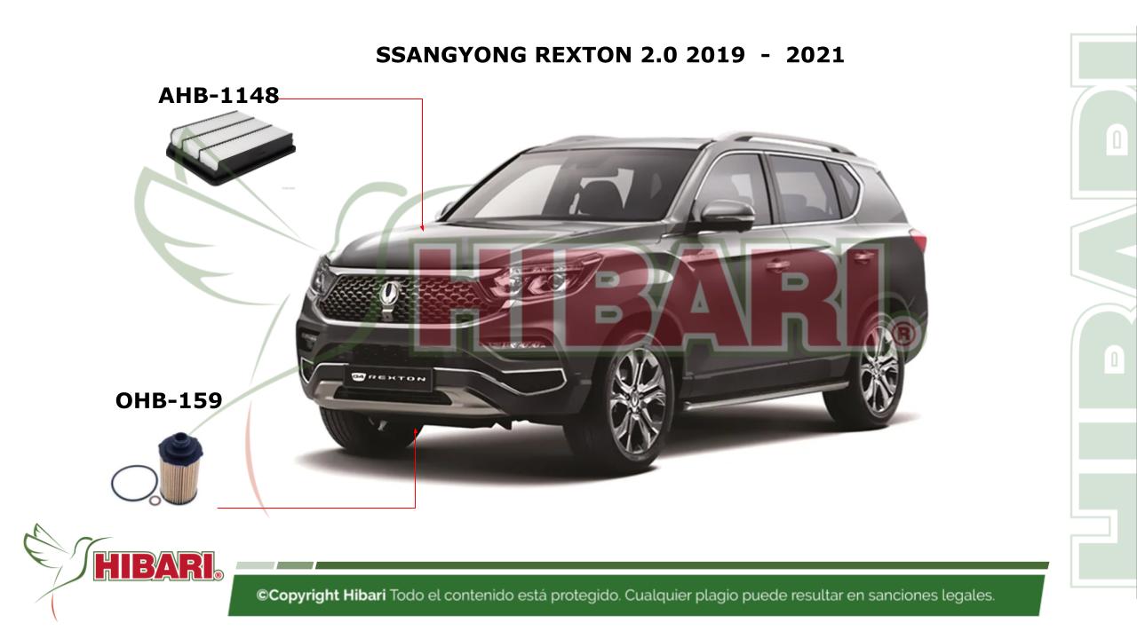 Lee más sobre el artículo SSANGYONG REXTON 2.0 2019  –  2021